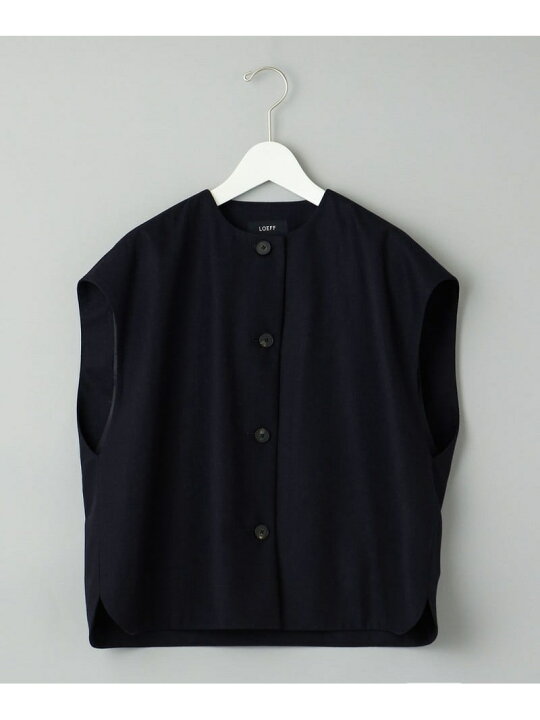 楽天市場】【SALE／50%OFF】＜LOEFF＞ポプリン ラウンドネック ベスト 