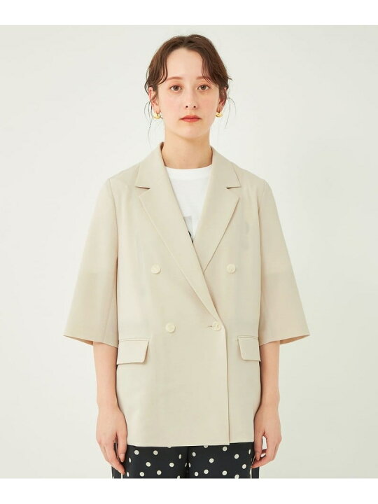 楽天市場】【SALE／50%OFF】アセテート混 ツイル ハーフ スリーブ 