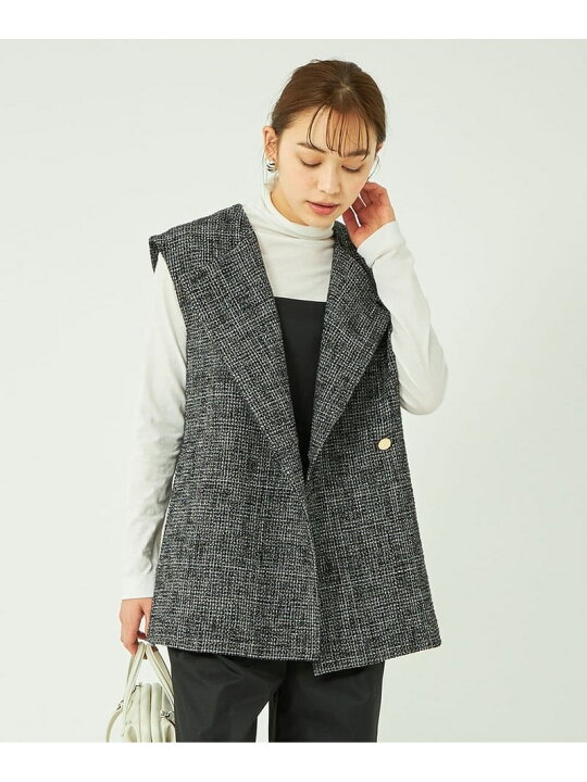 楽天市場】【SALE／80%OFF】【別注】＜ELIN ＞ツイード ジレ UNITED 