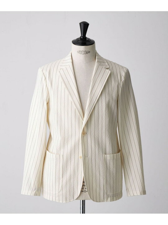 楽天市場】【SALE／80%OFF】シアサッカーストライプ シングル2ボタン 