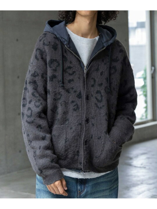 楽天市場】【SALE／70%OFF】レオパード モヘヤ ミックス カーディガン 