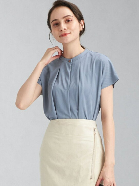 楽天市場】【SALE／30%OFF】ストライプ スタンド ネック タック プル  
