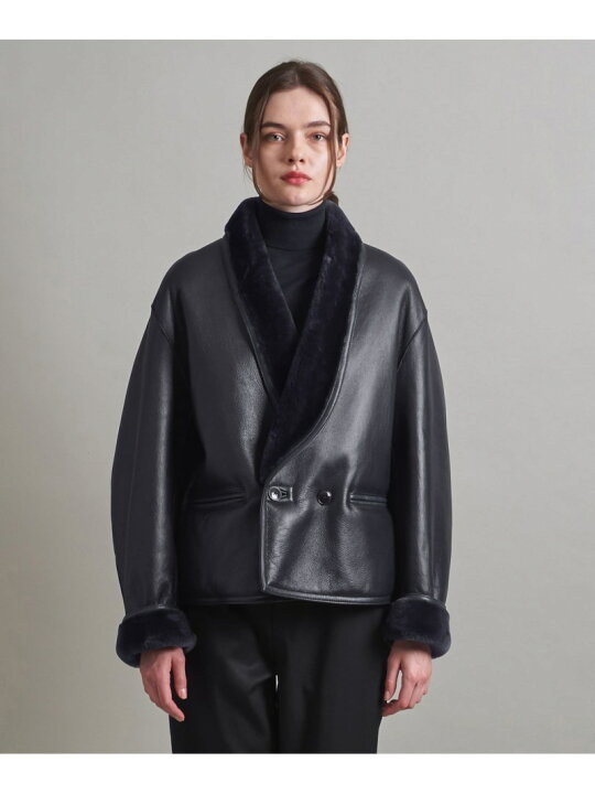 楽天市場】【SALE／70%OFF】＜LOEFF＞ムートン ショールカラー  