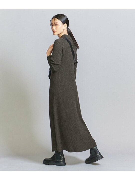 楽天市場】【SALE／70%OFF】ウールリブニット ポロ フレア ワンピース 