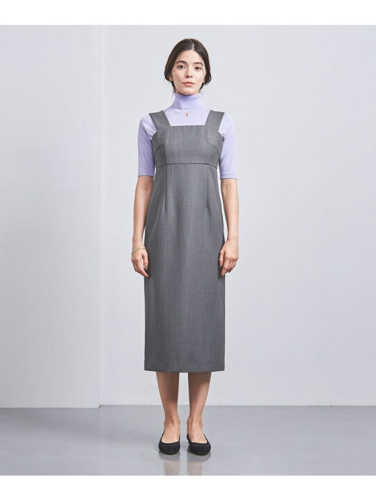 UNITED ARROWS ユナイテッドアローズ ジャンパースカートグレー