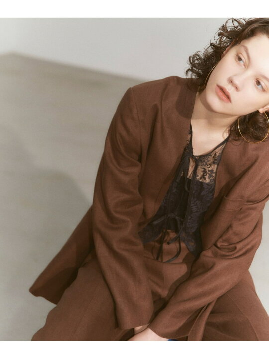 楽天市場】【SALE／65%OFF】麻 ノーカラー ジャケット BEAUTY&YOUTH 