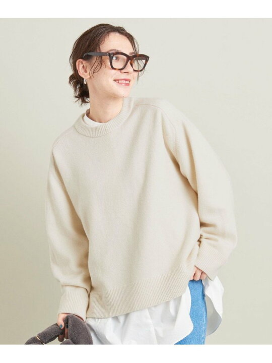 楽天市場】【SALE／70%OFF】ウールカシミヤ アクアラグランクルー 