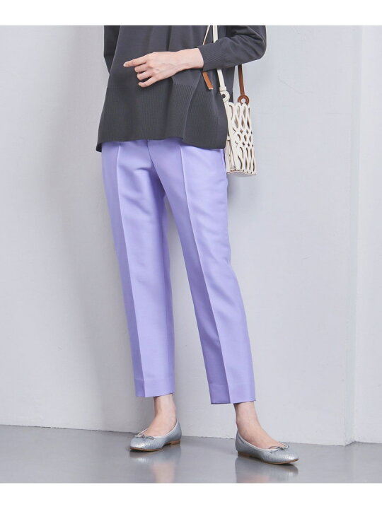 楽天市場】【SALE／80%OFF】ウール シルク ツイル テーパード パンツ 