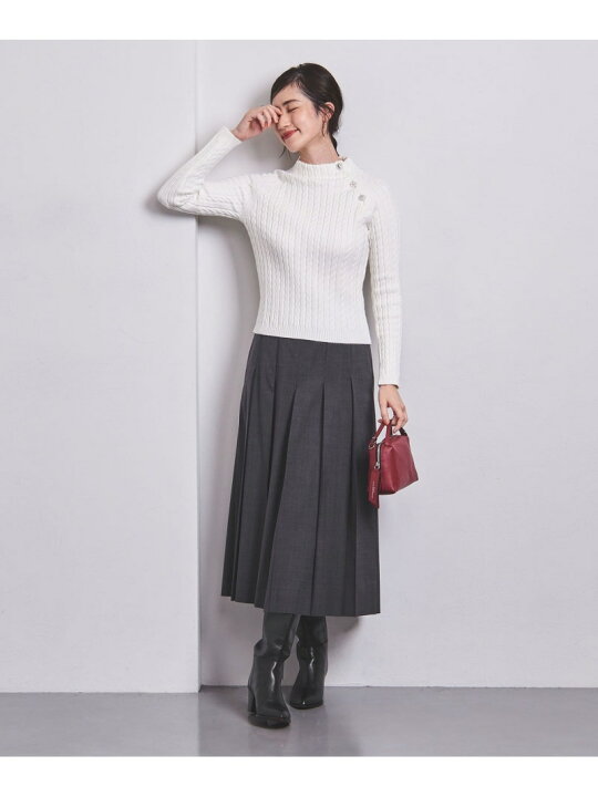 楽天市場】【SALE／70%OFF】プリーツ ガウチョ パンツ UNITED ARROWS 