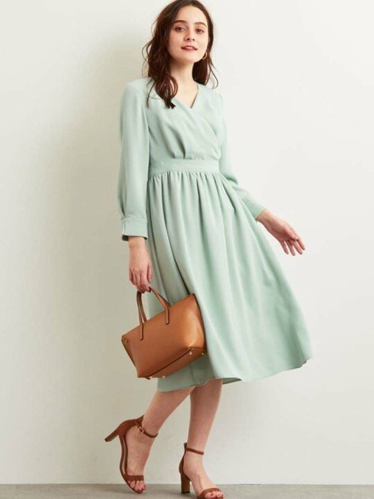 楽天市場 Rakuten Fashion Sale 86 Off Csカシュクールワンピース United Arrows Green Label Relaxing ユナイテッドアローズ アウトレット ワンピース 長袖ワンピース グリーン ネイビー Rba E United Arrows Ltd Outlet