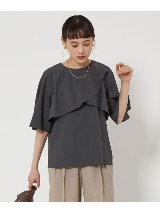 楽天市場】【SALE／50%OFF】Breeze Cool ケープ ブラウス -マシン 