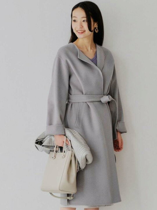 楽天市場】【SALE／50%OFF】CS ノーカラー リバー コート UNITED 