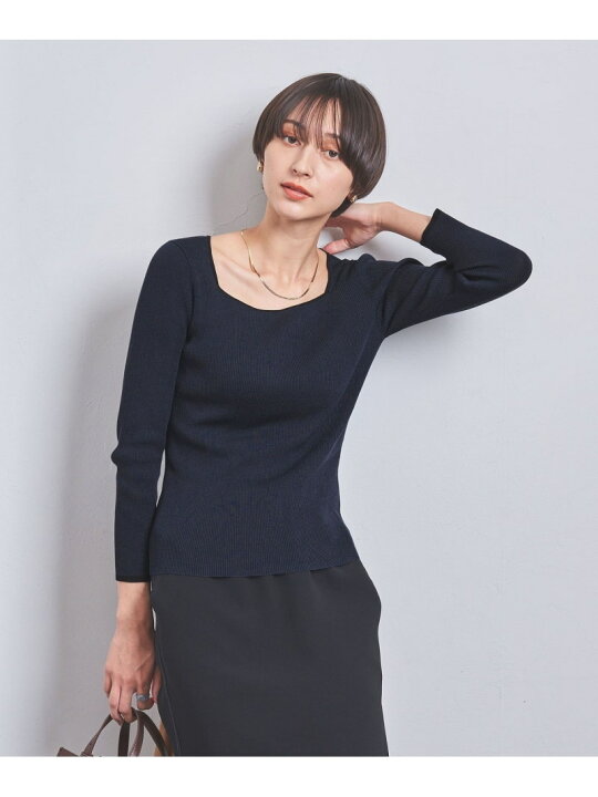 楽天市場】【SALE／70%OFF】リブ スクエア ニット UNITED ARROWS 
