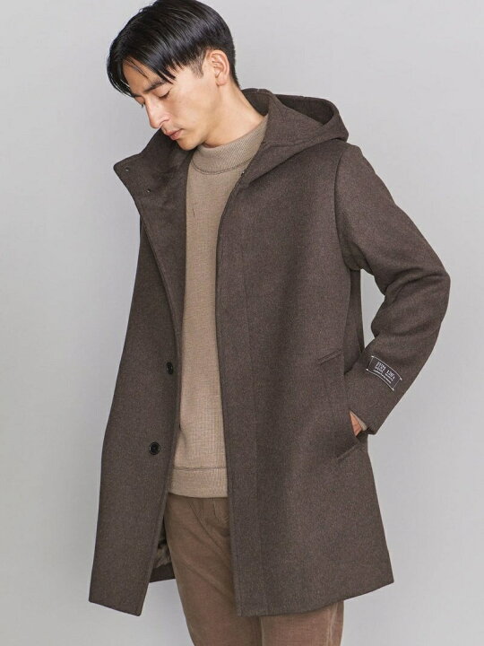 楽天市場】【SALE／50%OFF】BY 120S メルトン フーデッド コート 