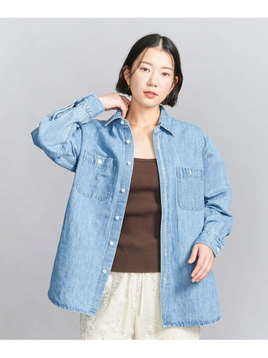 楽天市場】【SALE／70%OFF】麻コットン ダンガリーシャツ BEAUTY&YOUTH 