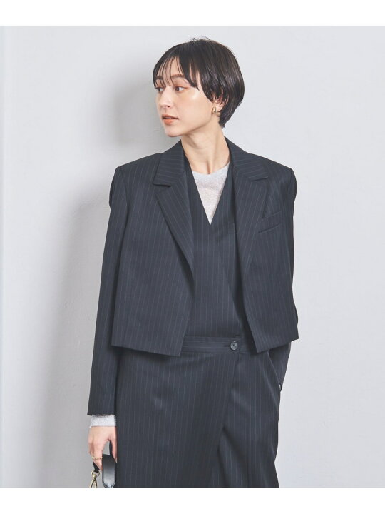 楽天市場】【SALE／70%OFF】ピンストライプ ショートジャケット UNITED 