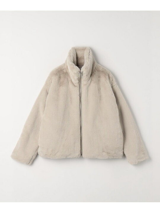 楽天市場】【SALE／60%OFF】フェイクファー パイピング ジップブルゾン 