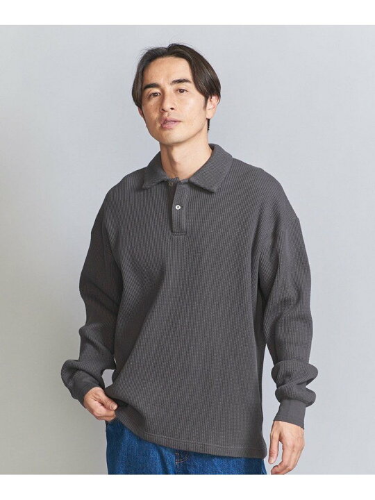 楽天市場】【SALE／70%OFF】ヘビー サーマル ポロシャツ BEAUTY&YOUTH 