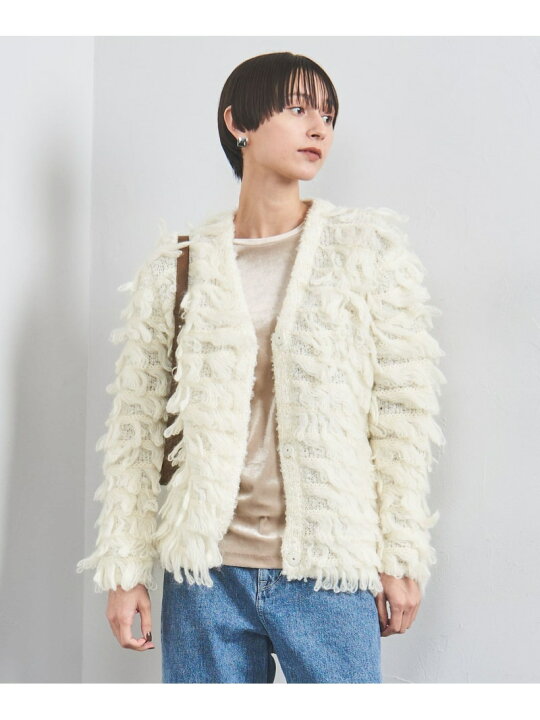 楽天市場】【SALE／60%OFF】ループ フリンジ オーバー ニット 