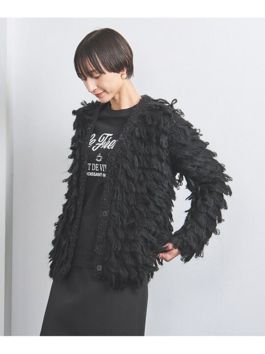 楽天市場】【SALE／60%OFF】ループ フリンジ オーバー ニット 