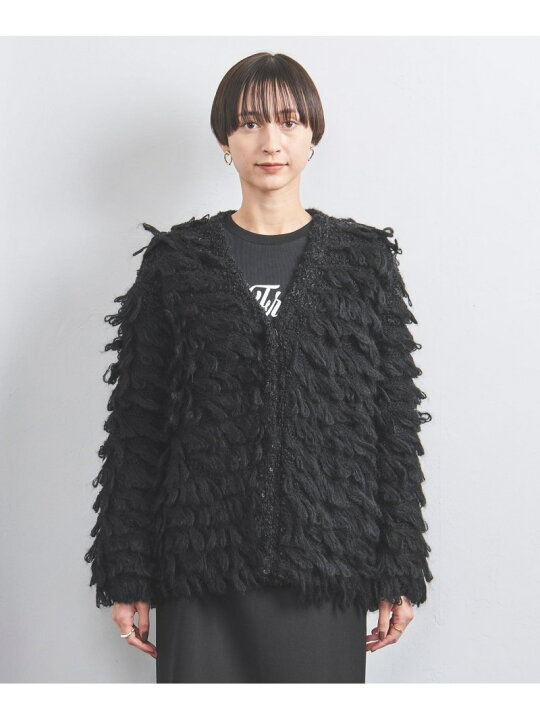 楽天市場】【SALE／60%OFF】ループ フリンジ オーバー ニット 