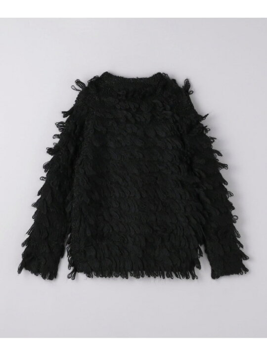 楽天市場】【SALE／60%OFF】ループ フリンジ オーバー ニット 