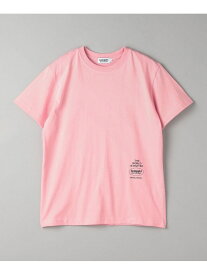 【SALE／40%OFF】【別注】＜Kompakt Record bar＞ロゴTシャツ BEAUTY&YOUTH UNITED ARROWS ユナイテッドアローズ アウトレット トップス カットソー・Tシャツ ピンク ホワイト ブラック【RBA_E】【送料無料】[Rakuten Fashion]