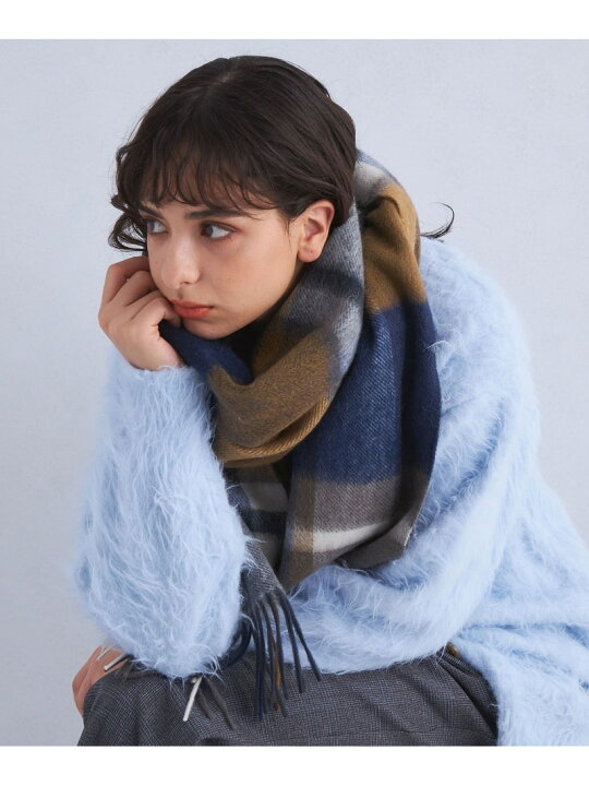 楽天市場】【SALE／40%OFF】ウールチェック ストール マフラー UNITED 