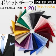 【10/9迄 クーポン・ポイントUP】ポケットチーフ シルク100% 無地 日本製 ビジネス パーティー フォーマ…