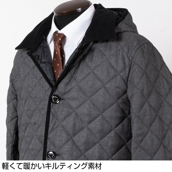 祝開店 大放出セール開催中 美品 ヒルトン ステンカラーコート キルティング 着脱可能 Artuklu Bel Tr