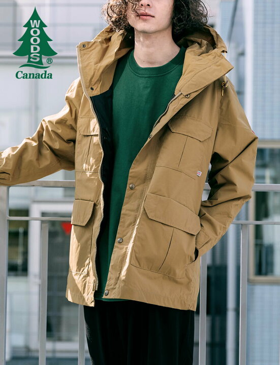 楽天市場 公式 Woods Canada マウンテンパーカー メンズ レディース アウトドア ウッズカナダ ギフト 贈り物 プレゼント ラッピング無料 アウトドア アウトドアブランド 男性 男性用 お洒落 トップス アウター バースデー パーカー フード付き ナイロン 女性 女性用