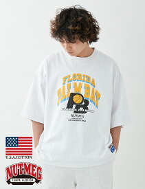 【公式】 NUTMEG ナツメグ PALMBAY SUPER BIGTシャツ メンズ レディース 7.6オンス USAコットン
