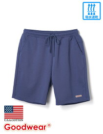 【公式】 Goodwear グッドウェア USAコットン 吸水速乾ダンボールショーツ メンズ レディース 7オンス 無地