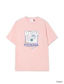 【ちいかわ】発泡プリント スイカ割り Tシャツ