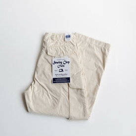 Sewing Chop O'alls ソーイングチョップオールズ | Lot.SC241P01CANADIAN ARMY TROUSERS Col : WHITE