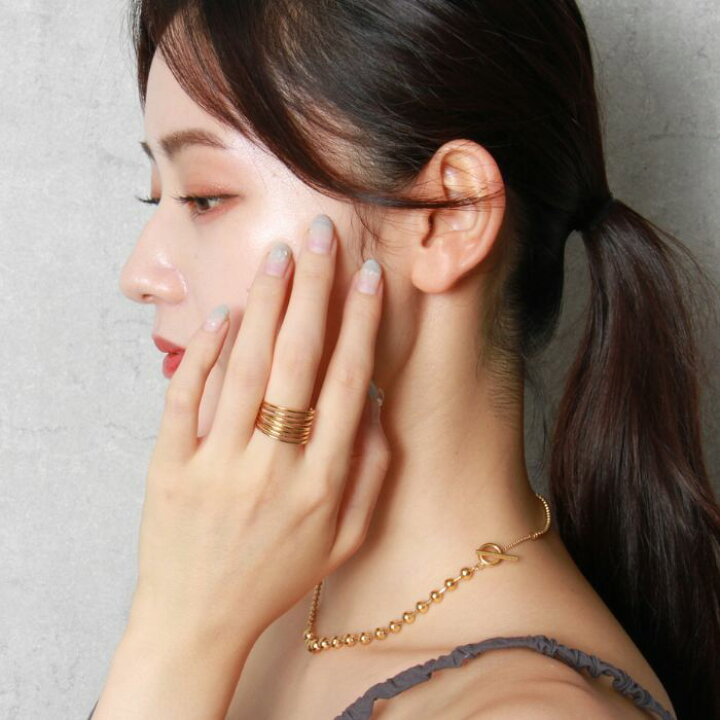 楽天市場】メッシュリング サージカルステンレス 18K 18金 指輪 