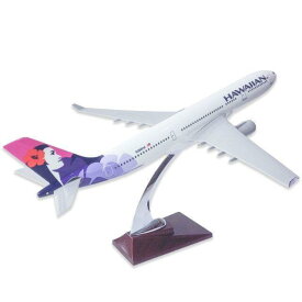 ハワイアン航空 模型飛行機 A330-200 完成品 ハワイ 模型 飛行機 航空機 スタンド付き 旅行 エアライン プラモデル コレクター アロハ HAWAIIAN