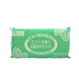 七色 お風呂のせっけん ミントの香り(無添加石鹸) 100g×3個入