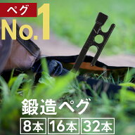 今売れてます！＜高評価4.85＞楽天1位 日本製 IWANO 鍛造ペグ 8本 16本 32本 30cm 【抜かない限り抜けな…
