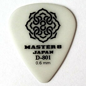 MASTER 8 JAPAN D801-TD060 D-801 TEARDROP 0.6mm ギターピック 1枚