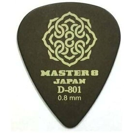 MASTER 8 JAPAN D801-TD080 D-801 TEARDROP 0.8mm ギターピック 1枚