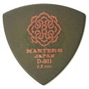MASTER 8 JAPAN D801S-TR080 D-801 TRIANGLE HARDGRIP 0.8mm ギターピック 1枚