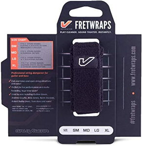 Gruv Gear �O���[�u�M�A FretWraps String Muters 1-Pack (Black, Medium) �t���b�g���b�v�X