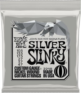 ERNIE BALL A[j[{[ GLM^[ SILVER SLINKY 2218 Vo[EXL[ (10.5-47)/John Mayer Signature WEC[
