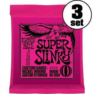 ERNIE BALL GLM^[ #2223 SUPER SLINKY 3SET X[p[EXL[ 3Zbg