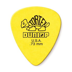 Jim Dunlop USA TORTEX スタンダード ギターピック 0.73mm 黄色 12枚 418R