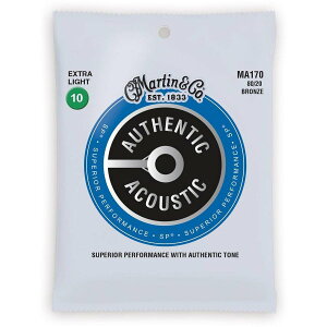 MARTIN AR[XeBbNM^[ Superior Performance MA170 80/20 Bronze Extra Light .010-.047yz
