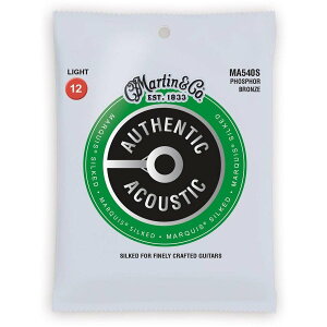 MARTIN アコースティックギター弦 Marquis Silked MA540S Phospher Bronze Light .012-.054【送料無料】