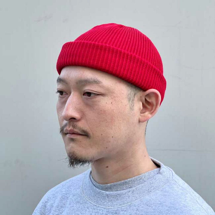 楽天市場】【ADVANCE（アドバンス）】COTTON ACRYL BEANIE(RED)SOLID 