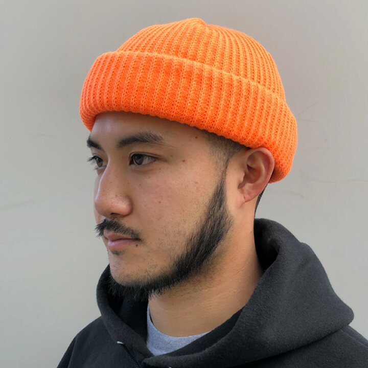 楽天市場】【ADVANCE（アドバンス）】ACRYL BEANIE(NEON ORANGE)SOLID 